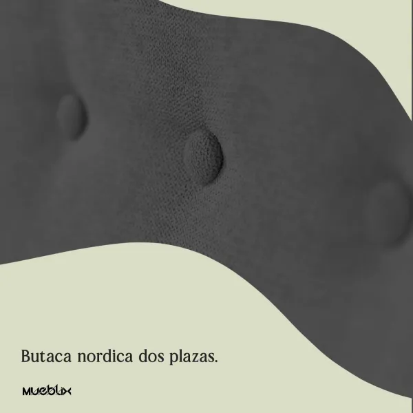 Sofá 2 plazas Estocolmo