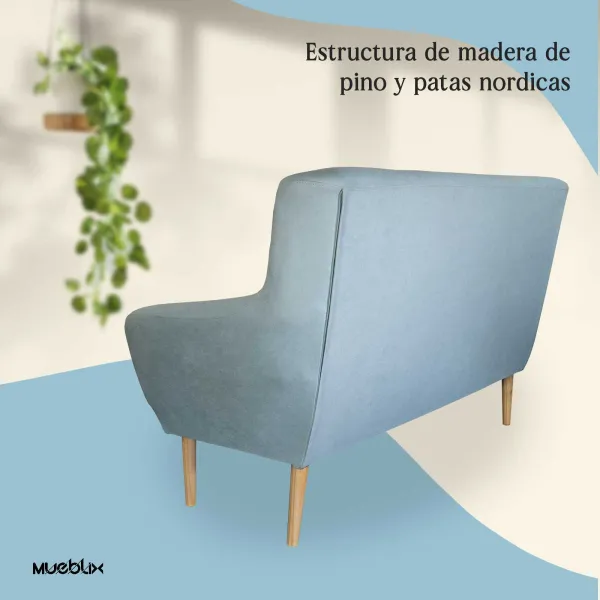 Sofá 2 plazas Estocolmo