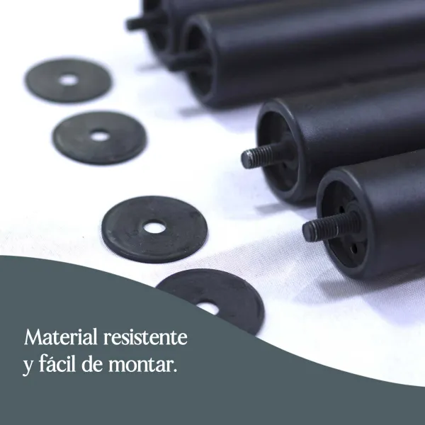 Conjunto 6 patas para bases tapizadas | Mueblix