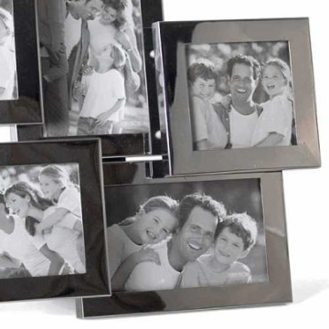 Portafoto x6 acero inoxidable | Mueblix