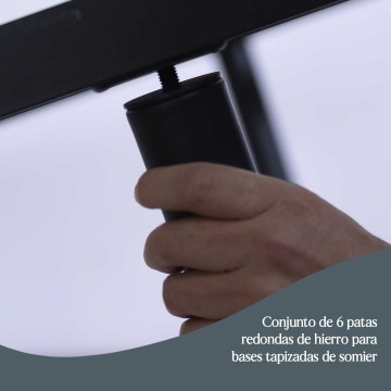 Conjunto 4 patas para bases tapizadas | Mueblix