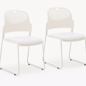 Conjunto 2 sillas confidente