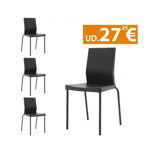 Conjunto 4 sillas de comedor paris | Mueblix